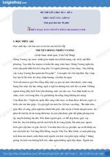 Đề thi giữa kì 1 Văn 12 Chân trời sáng tạo - Đề số 4